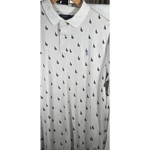Polo Ralph Lauren Custom Slim Fit Polo Sailboat All Over Print Men Sz. XL